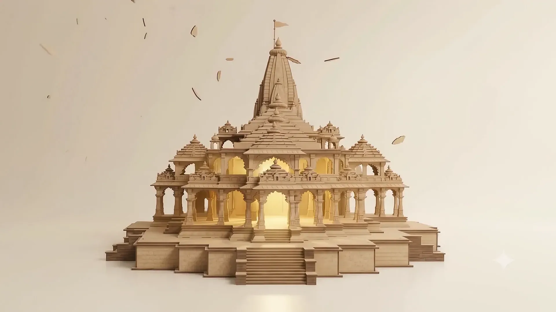 The Foundation — the completed architectural model