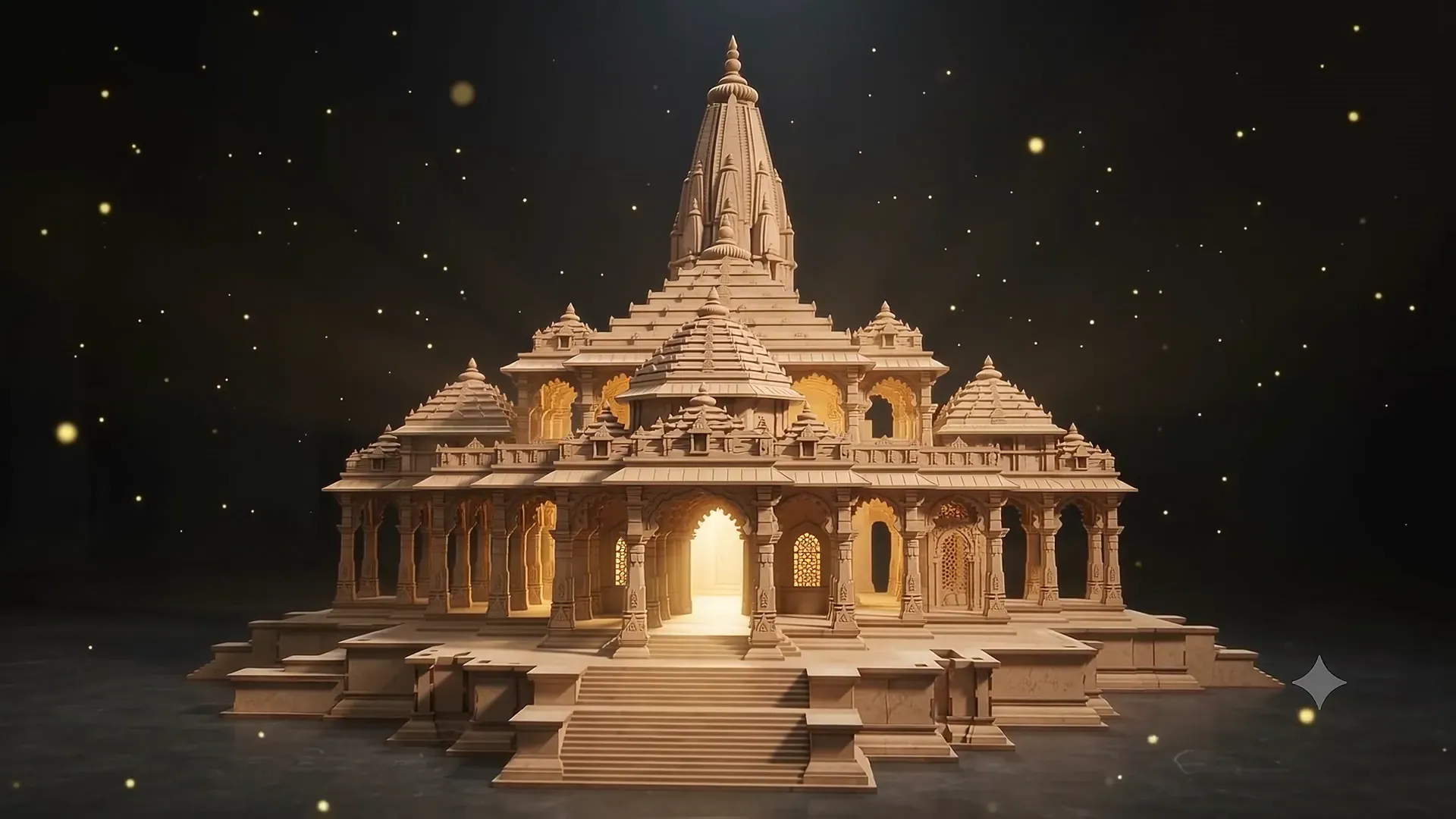 The Details — the completed architectural model